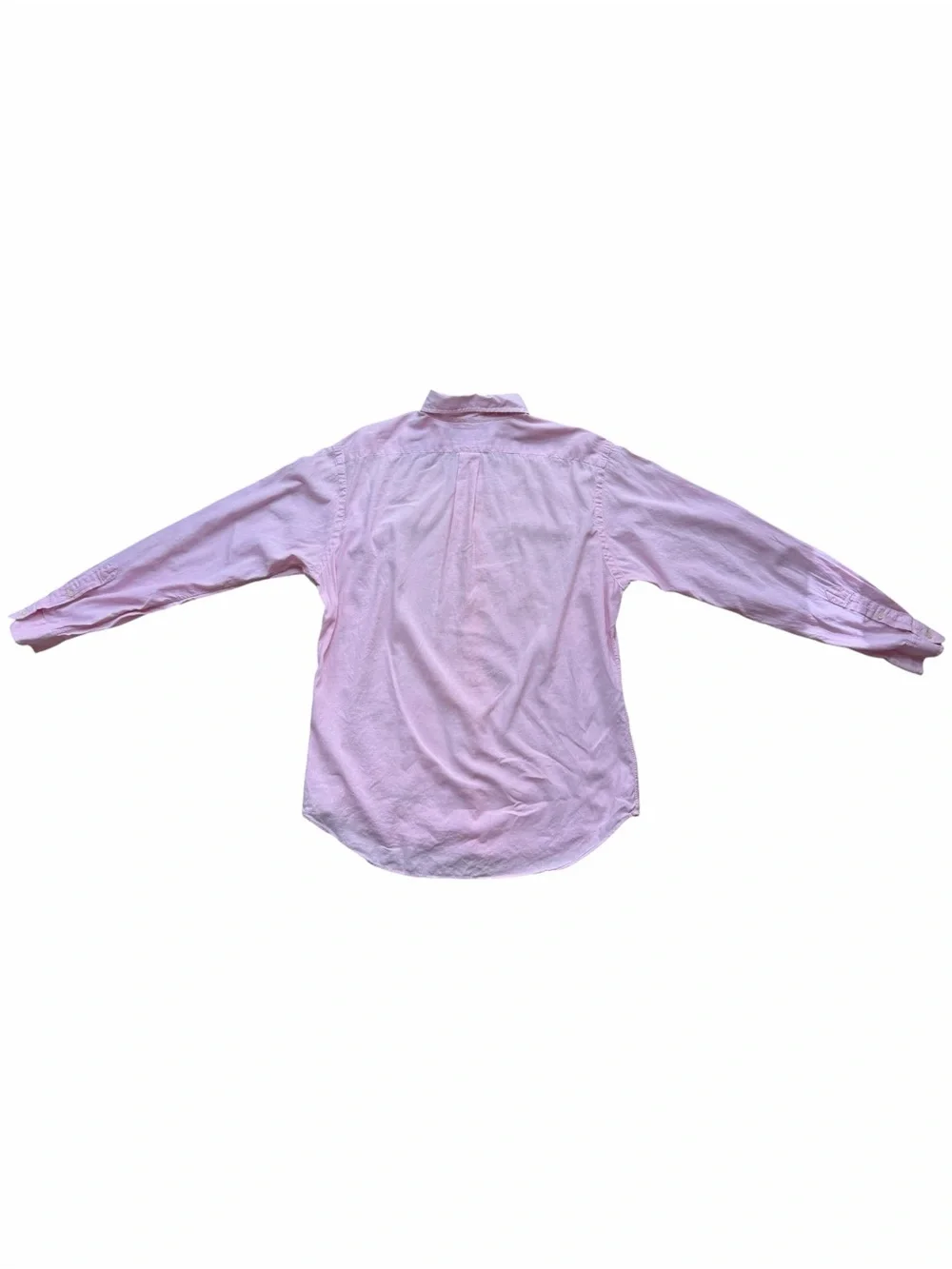 Ralph Lauren Shirt Mens Medium Light Pink Button Down Classic Fit Long Sleeve